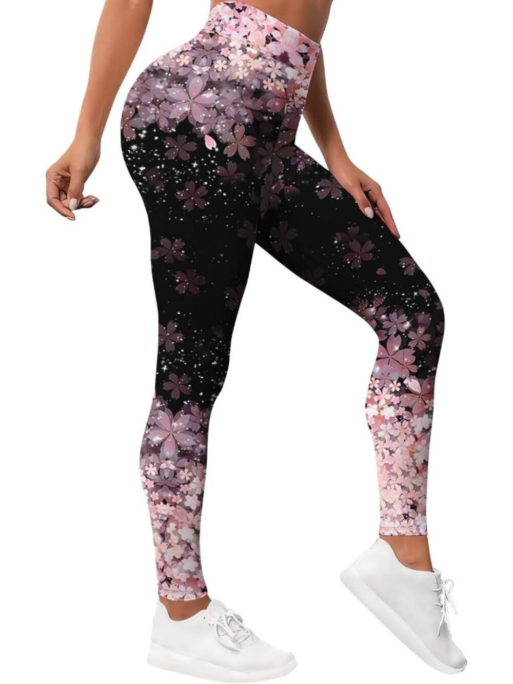High-Waisted Printed Leggings for Women | Stylish Yoga & Running Pants